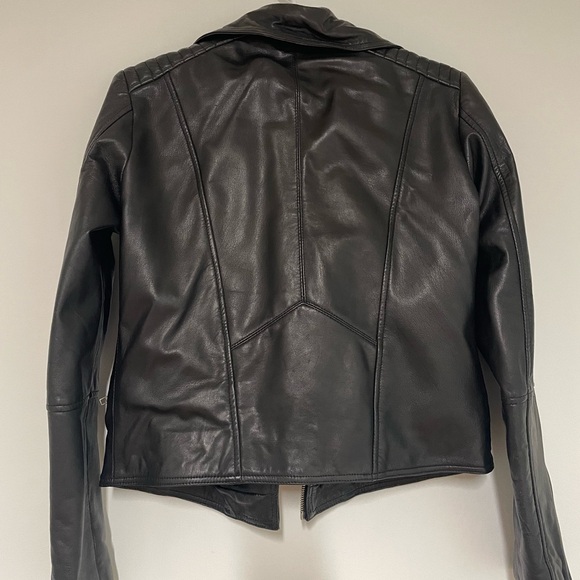 Barney’s New York sheep skin leather jacket - Picture 2 of 2